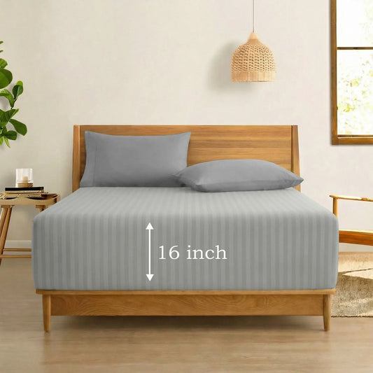Stripe Fitted Sheet